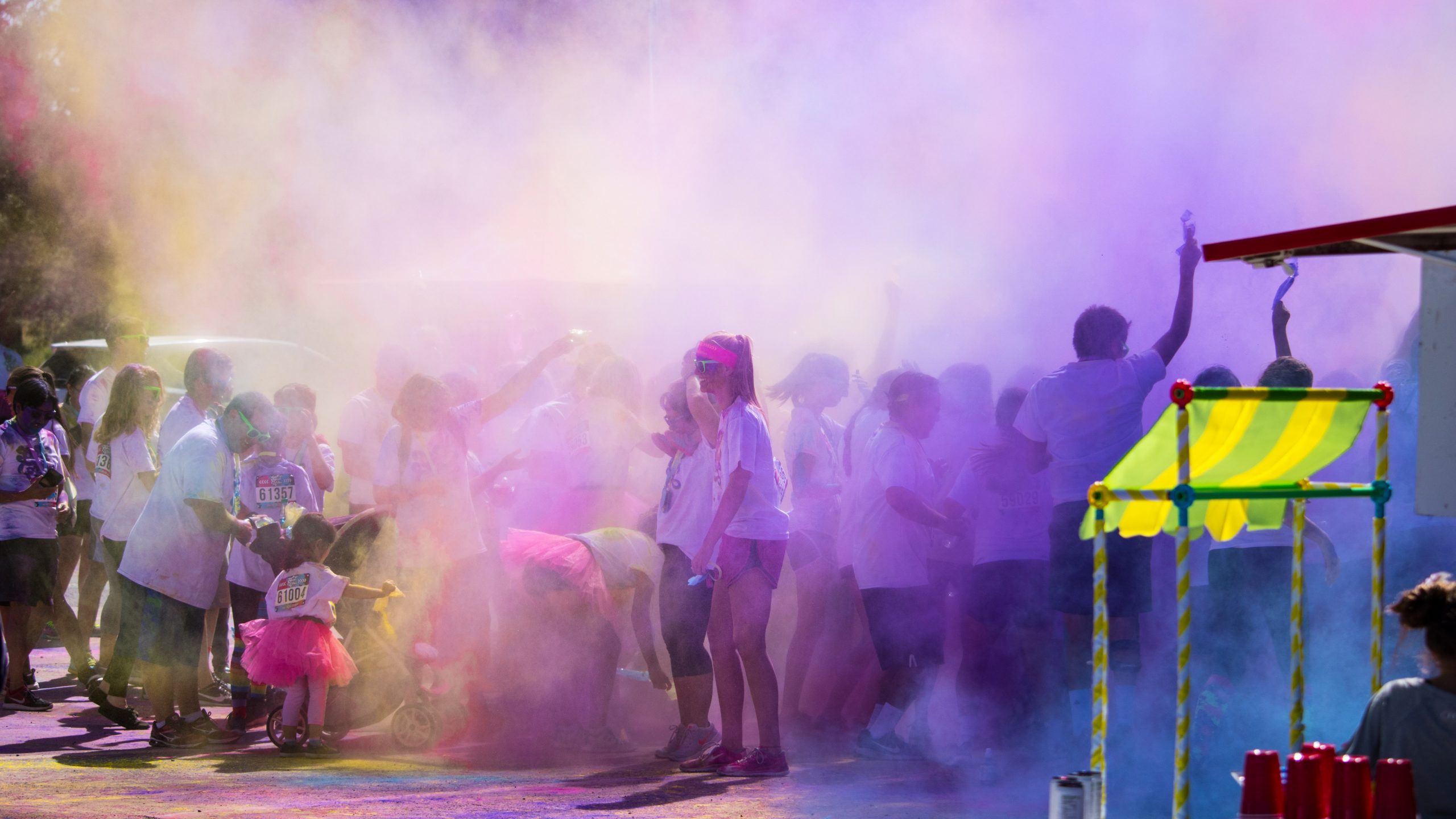 What to Wear at a Color Powder Run  Color run powder, Color powder, Color