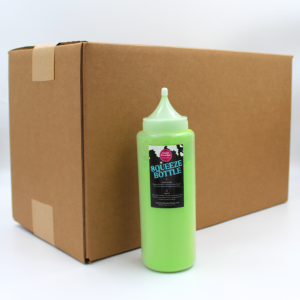 bulk wholesale green color powder squeeze bottles