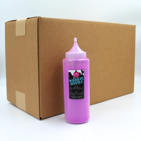 bulk wholesale purple color powder squeeze bottles