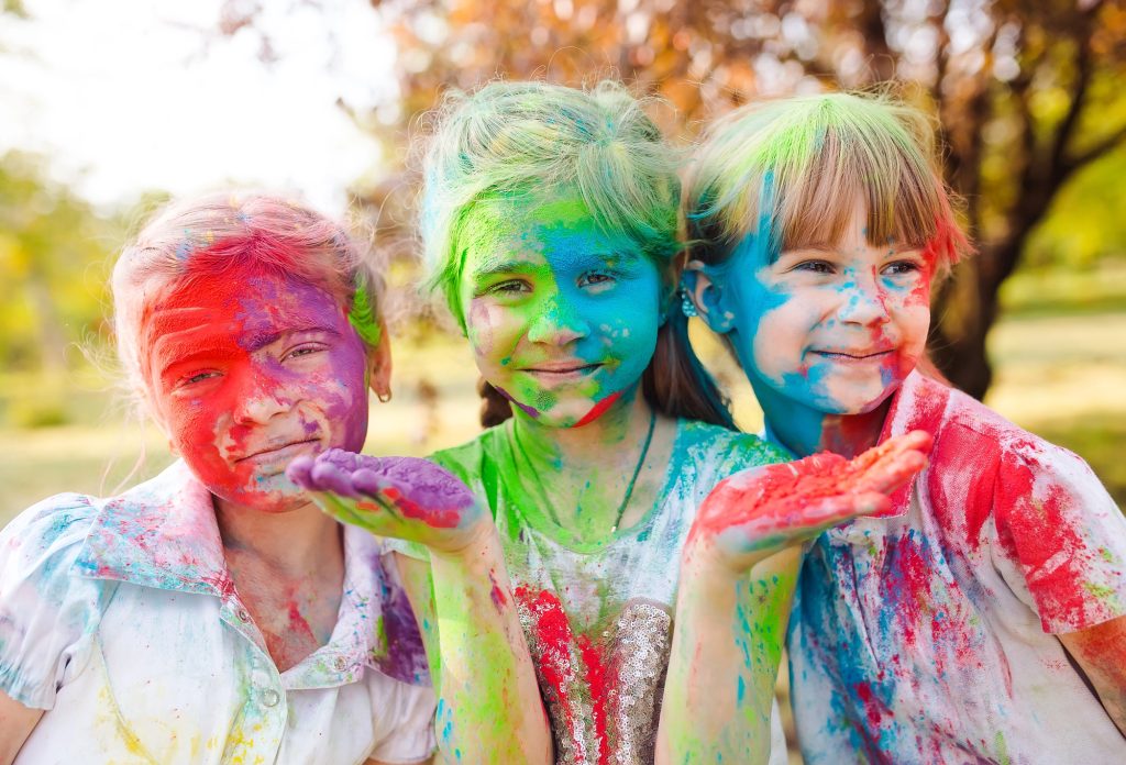 color powder safety for kids