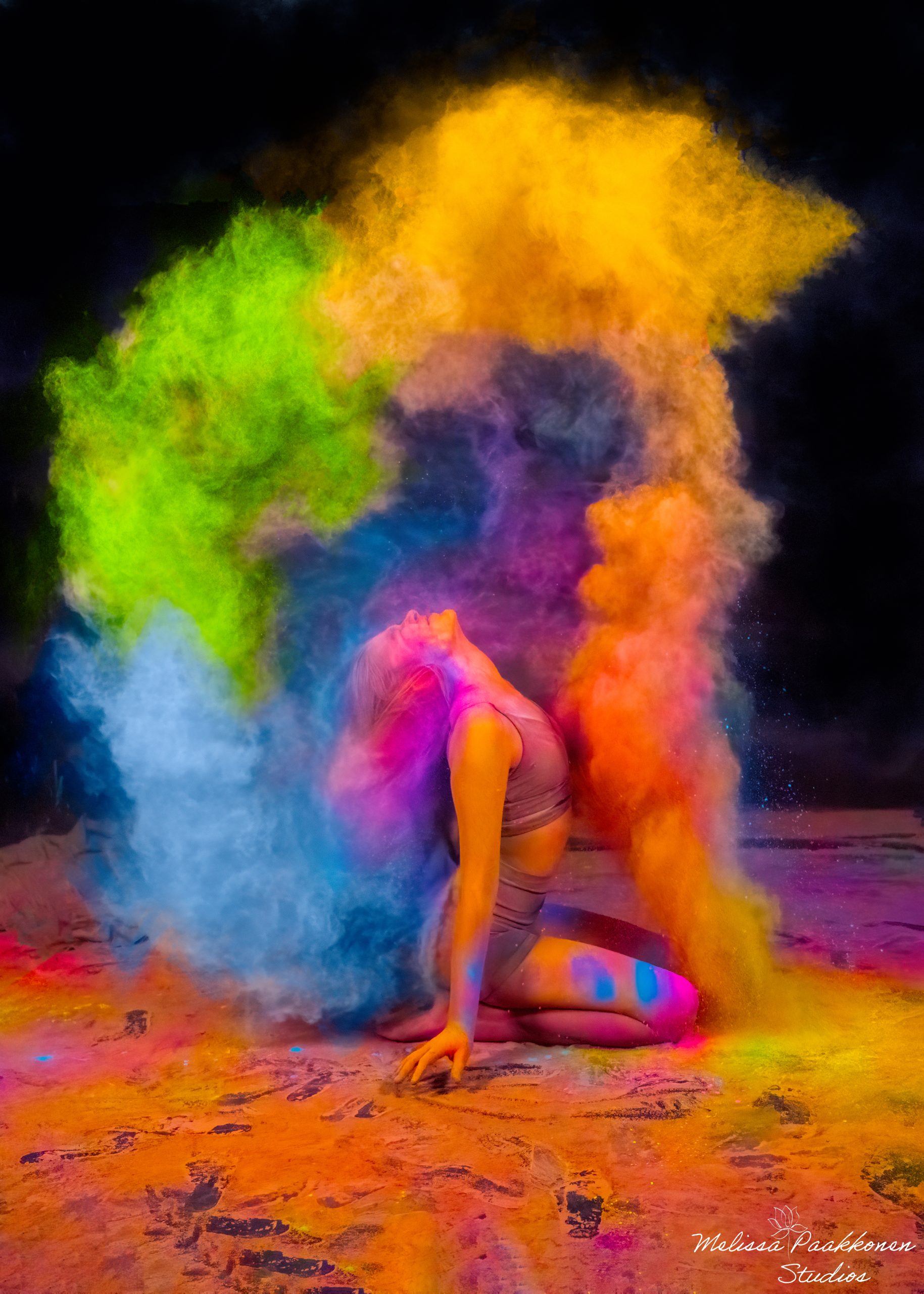 color powder photography tips